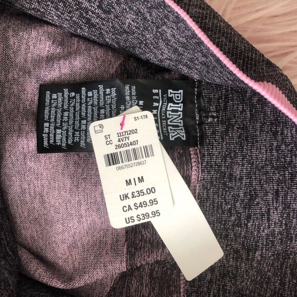 NWT Victoria's Secret PINK Seamless Workout Tight Leggings - Picture 4 of 5